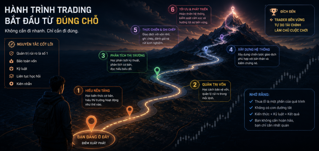 Lộ trình trading cho người mới
